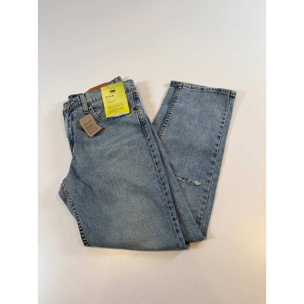 Levi's 511 Slim Fit Jeans Blue W\ Flex Stretch Size 32x29 Eco Performance NWT